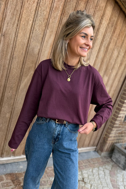 Odiel Longsleeve Bordeaux