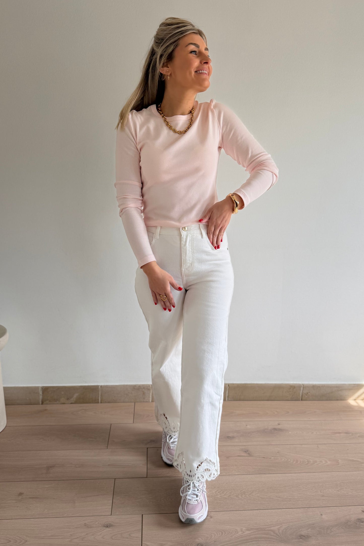 Zita longsleeve Baby pink
