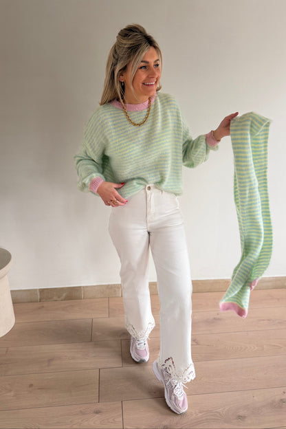 Avelin knit met sjaal