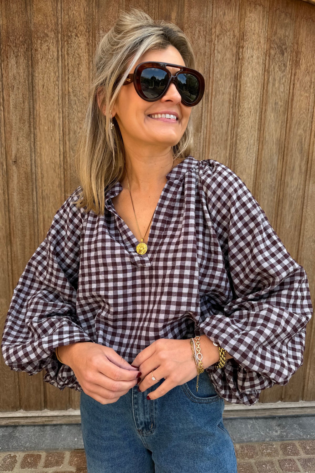 Vichy blouse