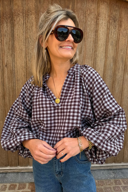 Vichy blouse