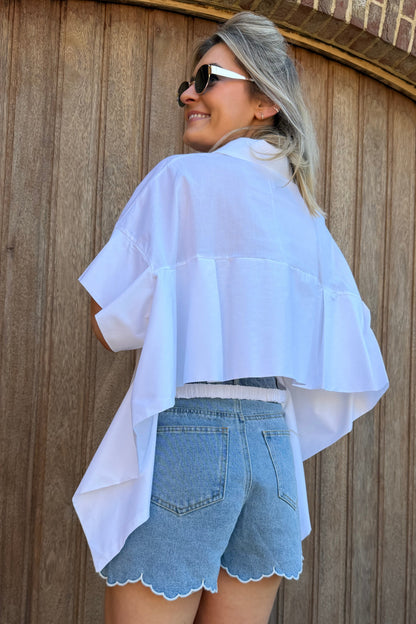 Victoire blouse wit