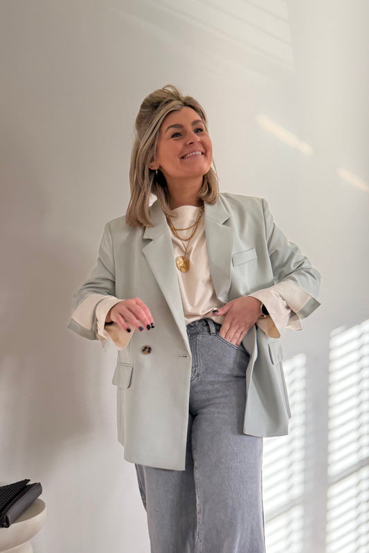 Blazer mint green