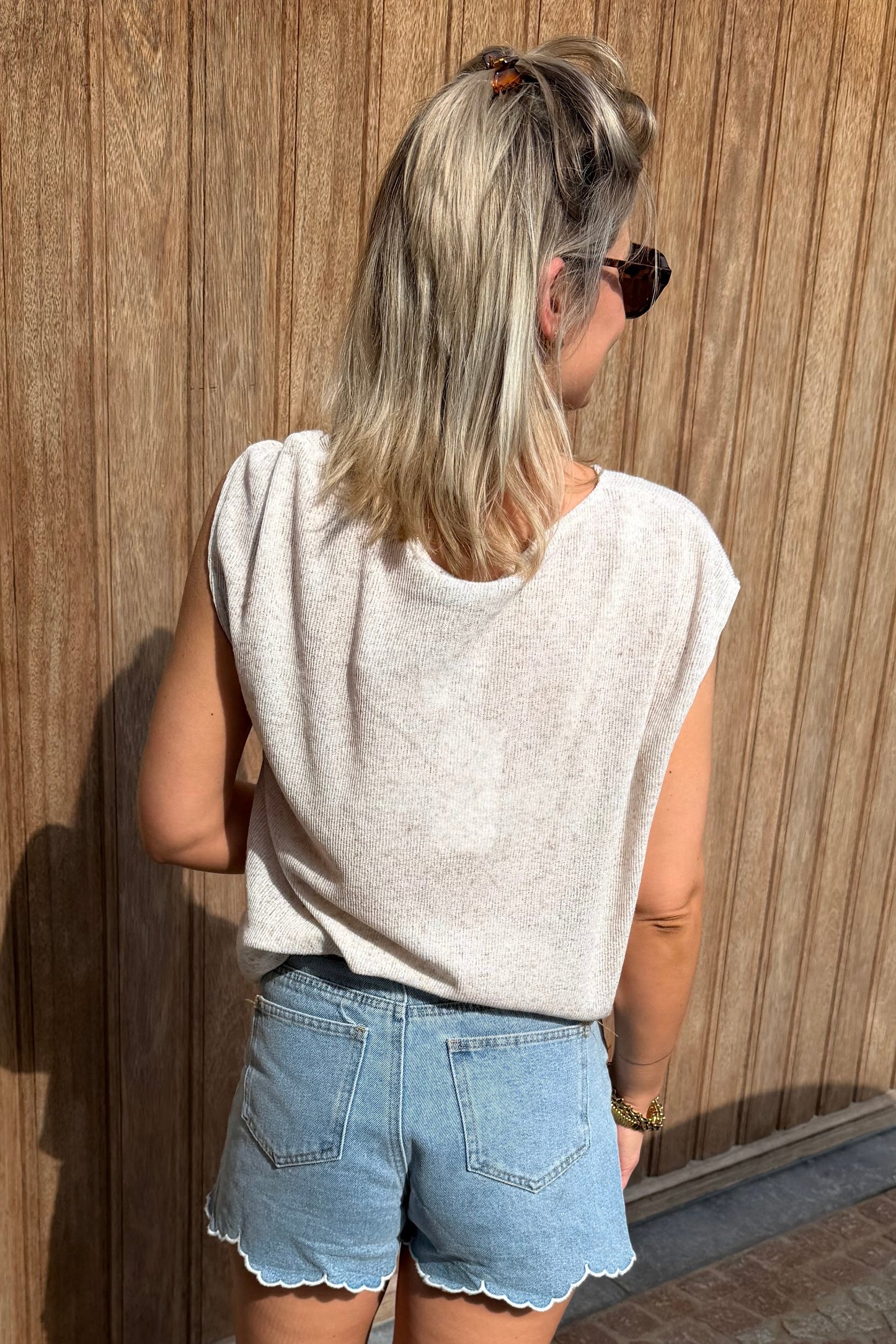 Amandine Top Taupe