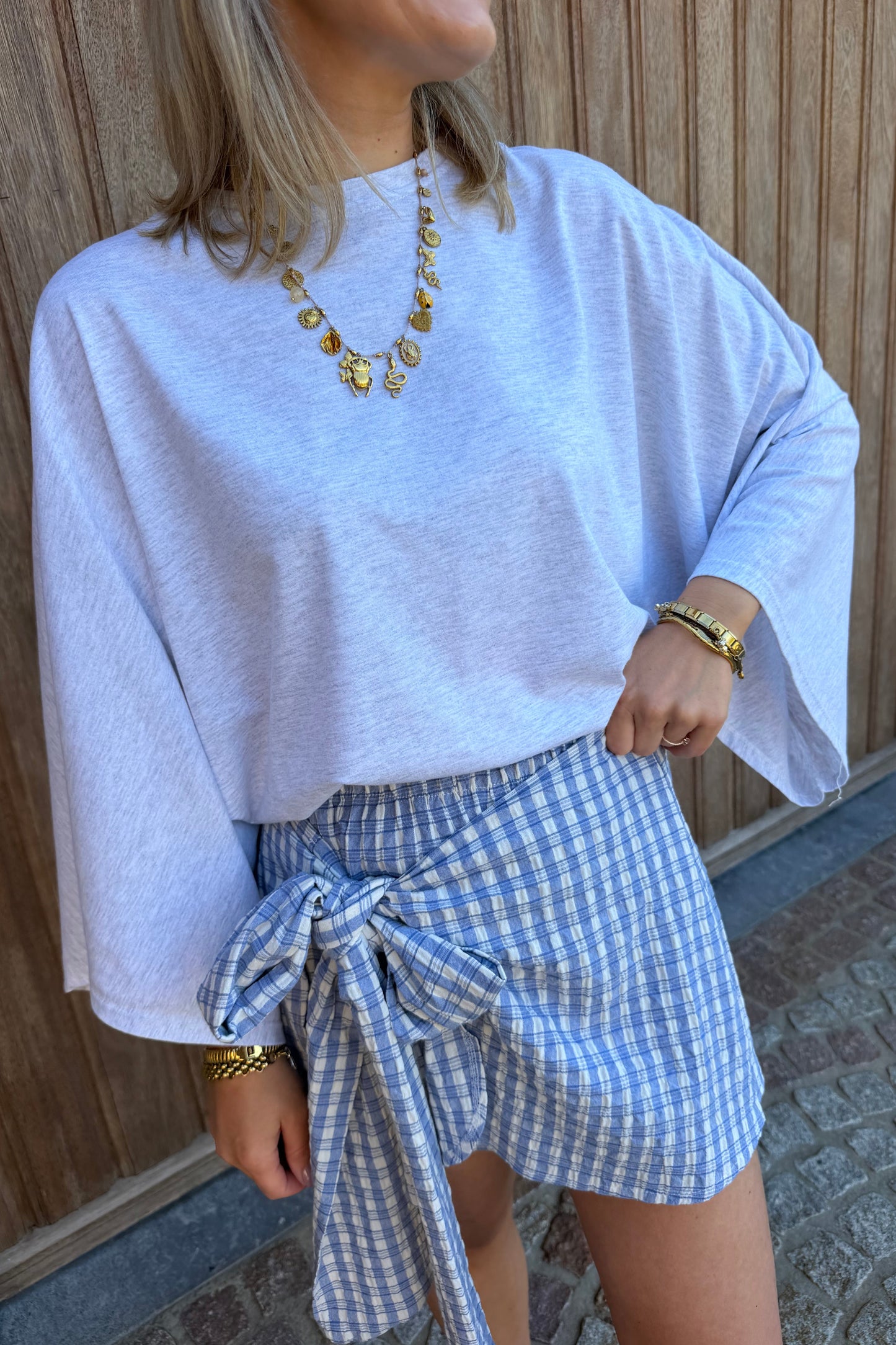 Manon shirt lichtgrijs