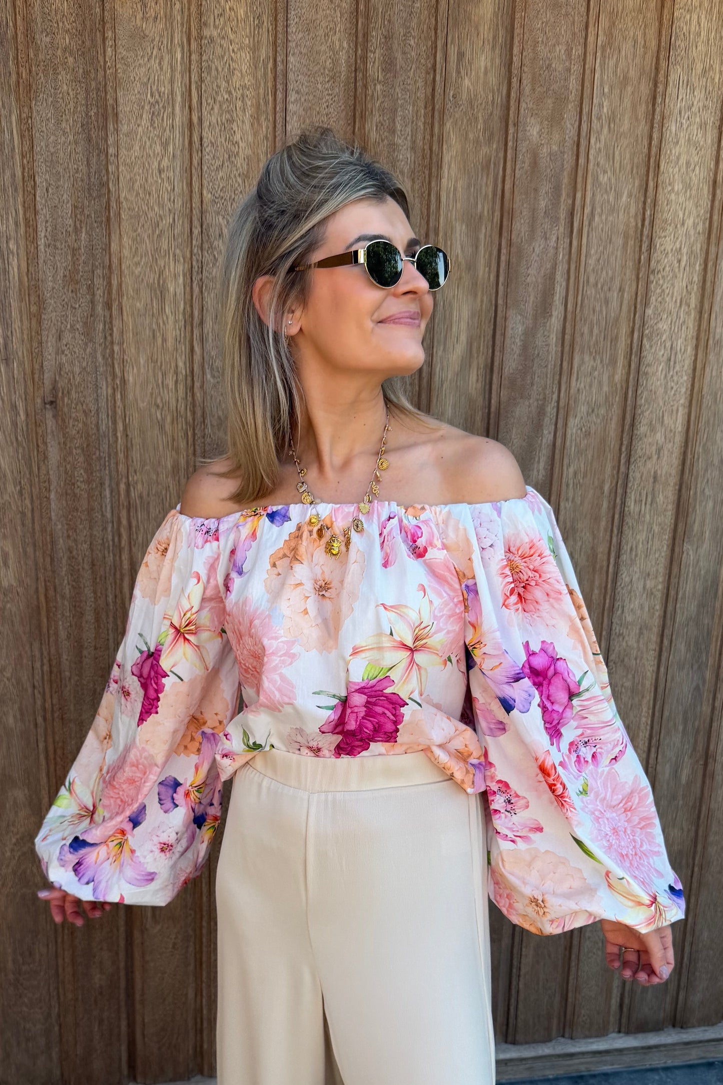 Fleur blouse off shoulder