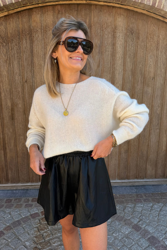 Alpaca knit ecru