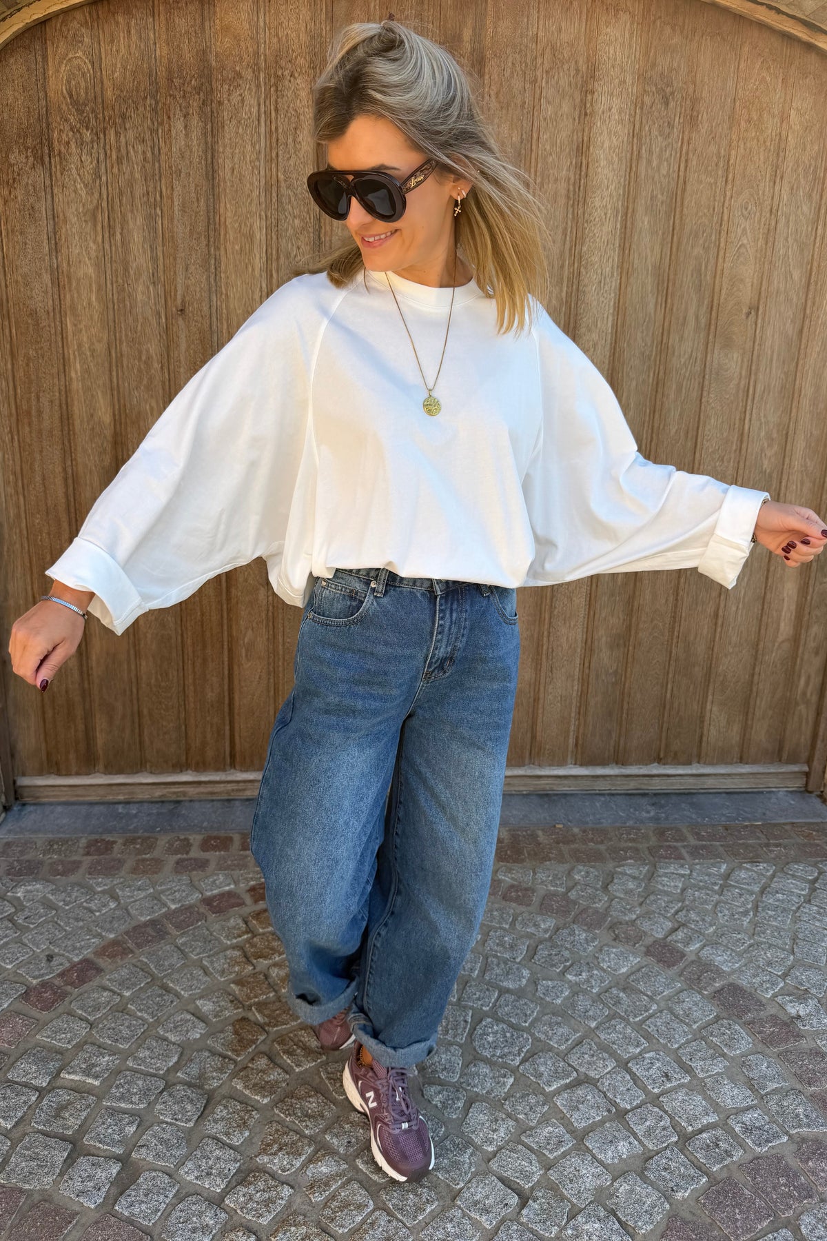 Phoebe longsleeve (wit)