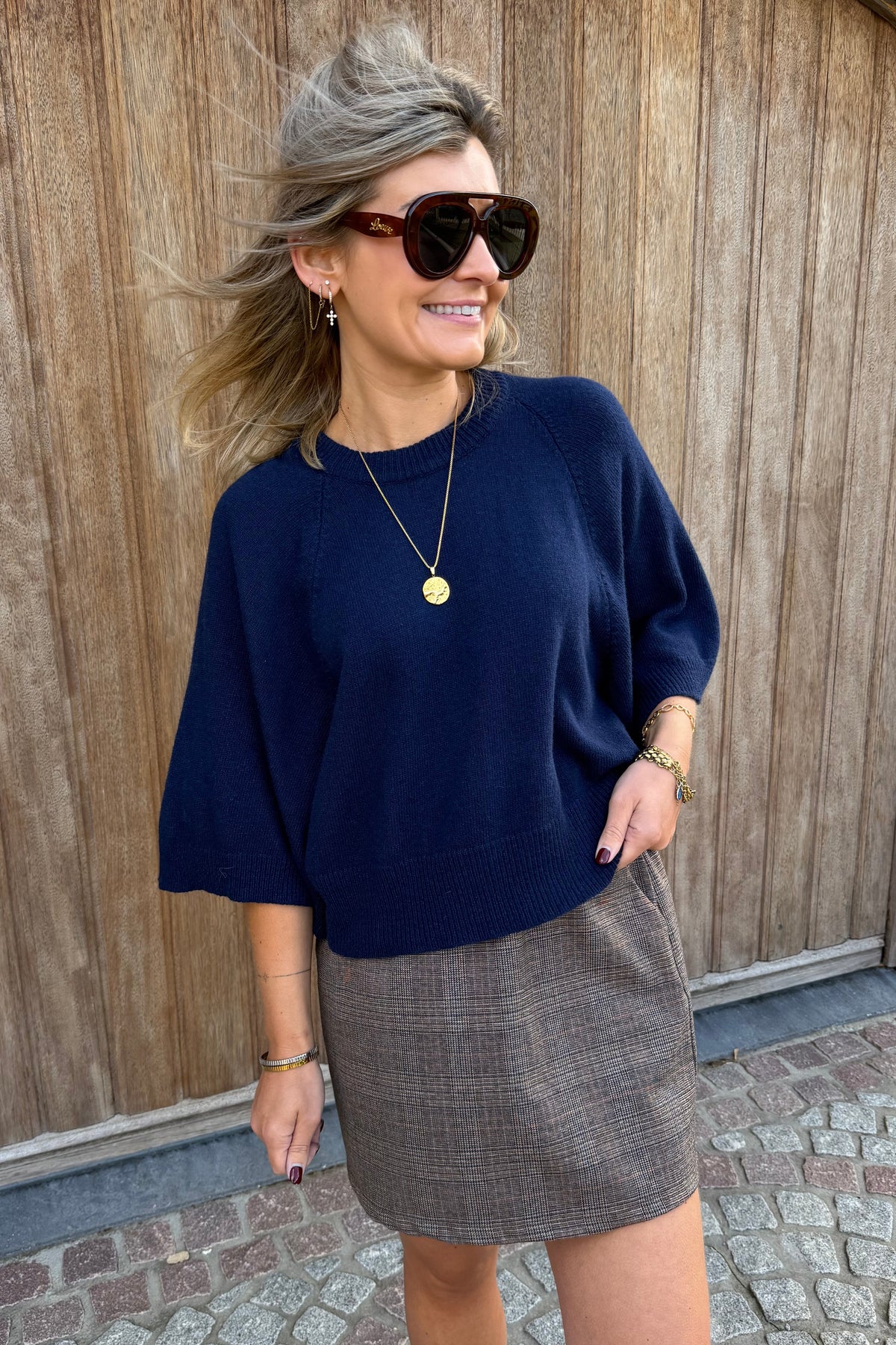 Ayda knit (Marine)