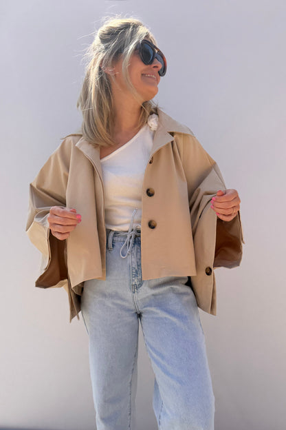 Sofia Poncho-Trench