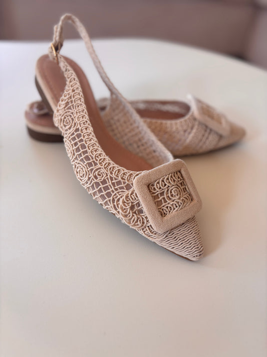 Macramour Slingbacks