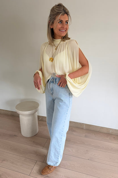 Clarisse blouse Butter Yellow