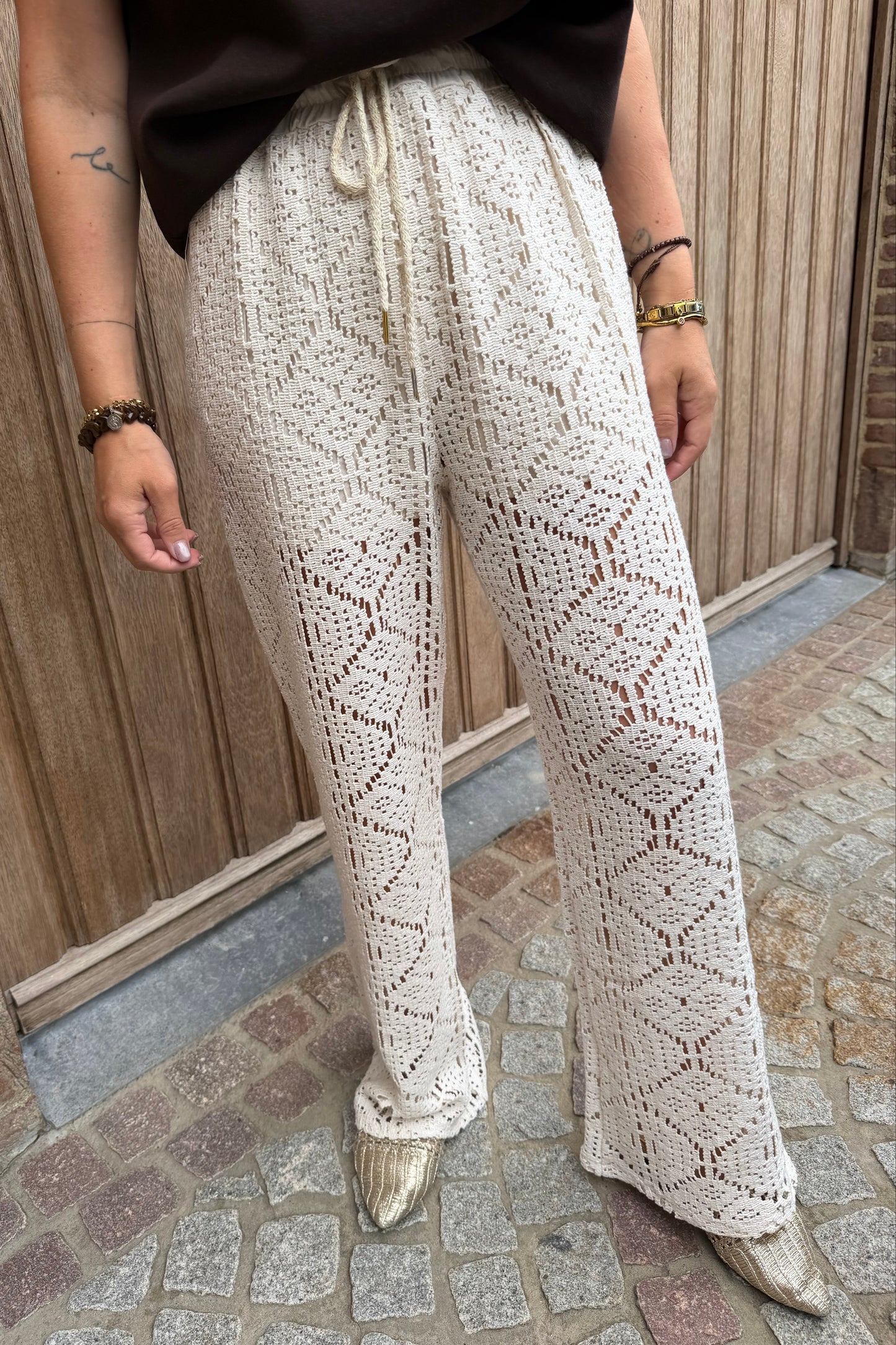 Macramé broek
