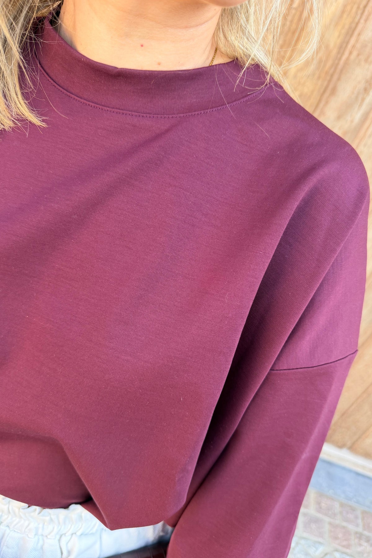 Bowie Tshirt bordeaux