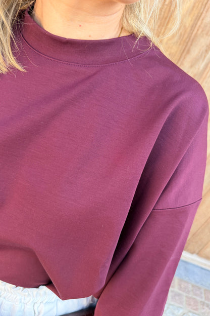 Bowie Tshirt bordeaux