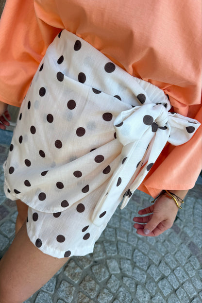 Lucie skort dots