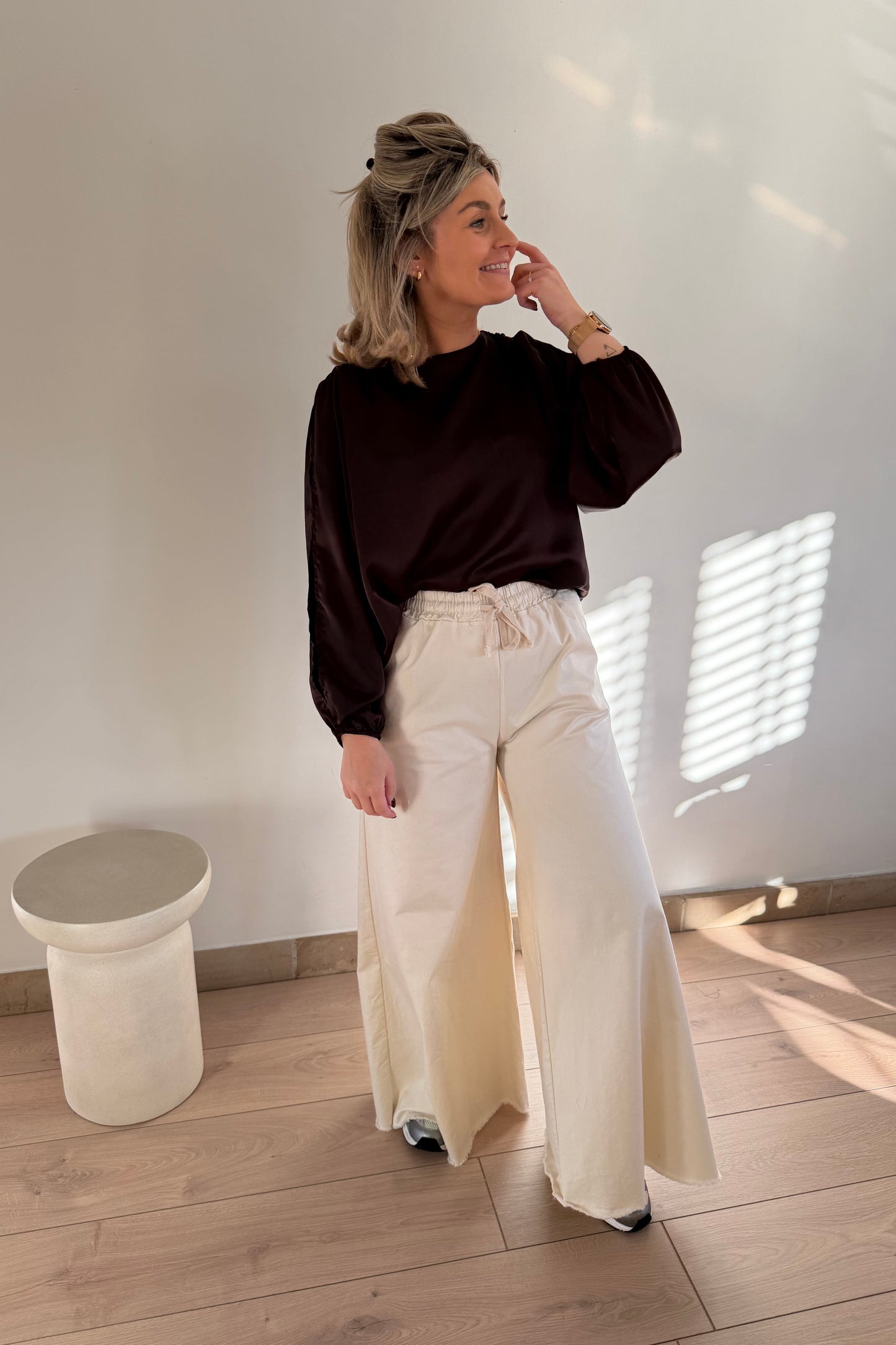 Noélie Blouse Brown