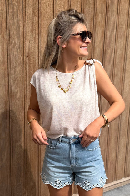 Amandine Top Taupe