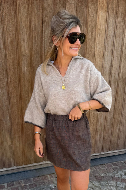 Estelle Polo knit (beige)