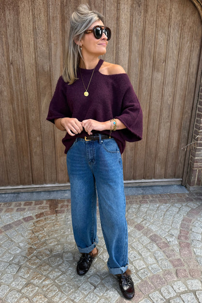 Sue knit (Plum)