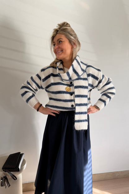 Nova Cardigan met sjaal