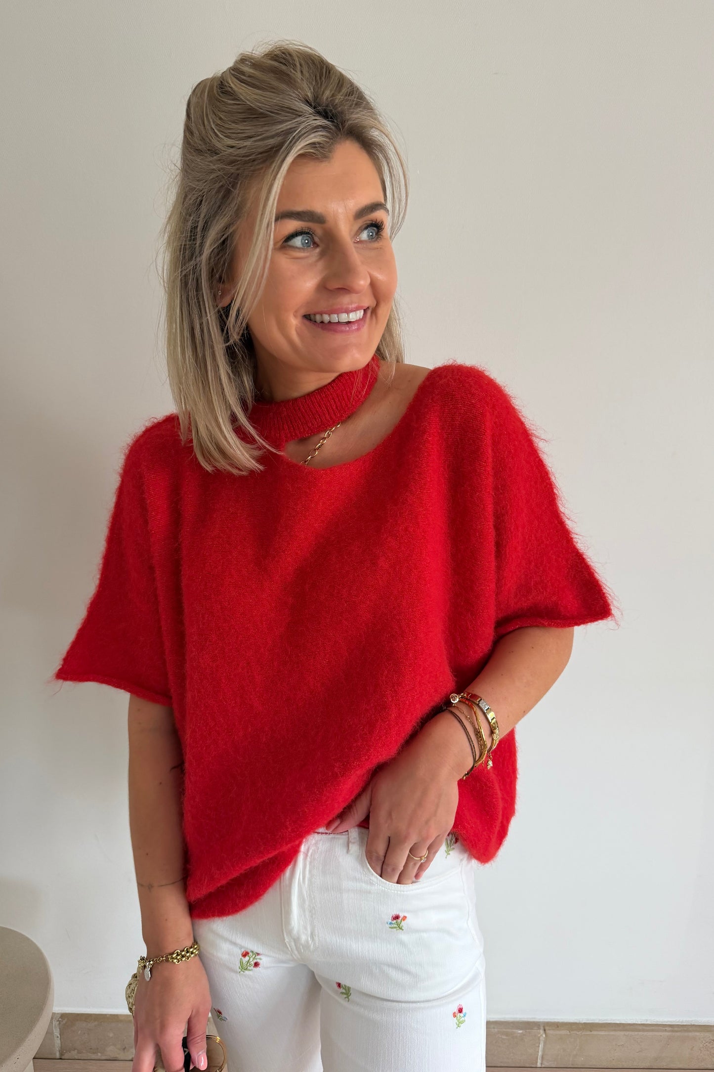 Lio Knit Red